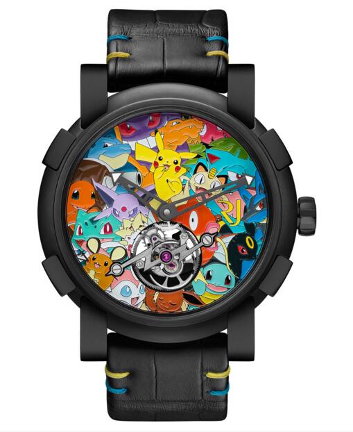 Replica 2019 Romain Jerome Tourbillon Pokemon RJ.M.TO.PK.032.01 watch